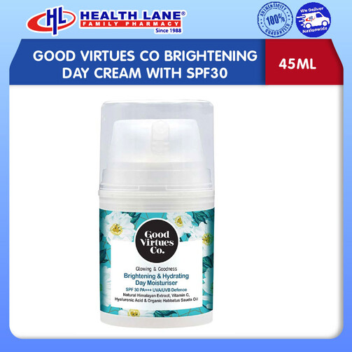 GOOD VIRTUES CO BRIGHTENING DAY KRIM DENGAN SPF30 (45ML)